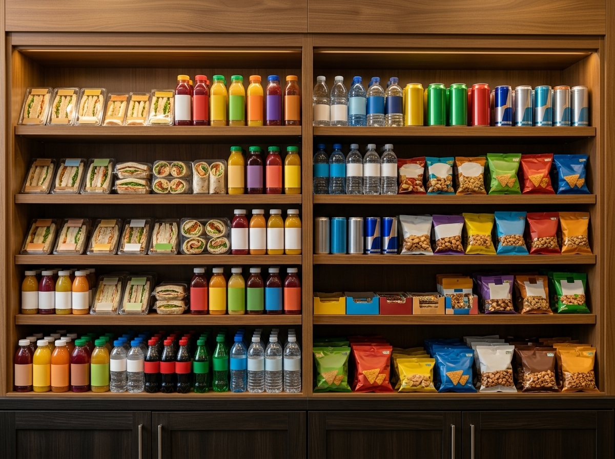 Grab and go shelves